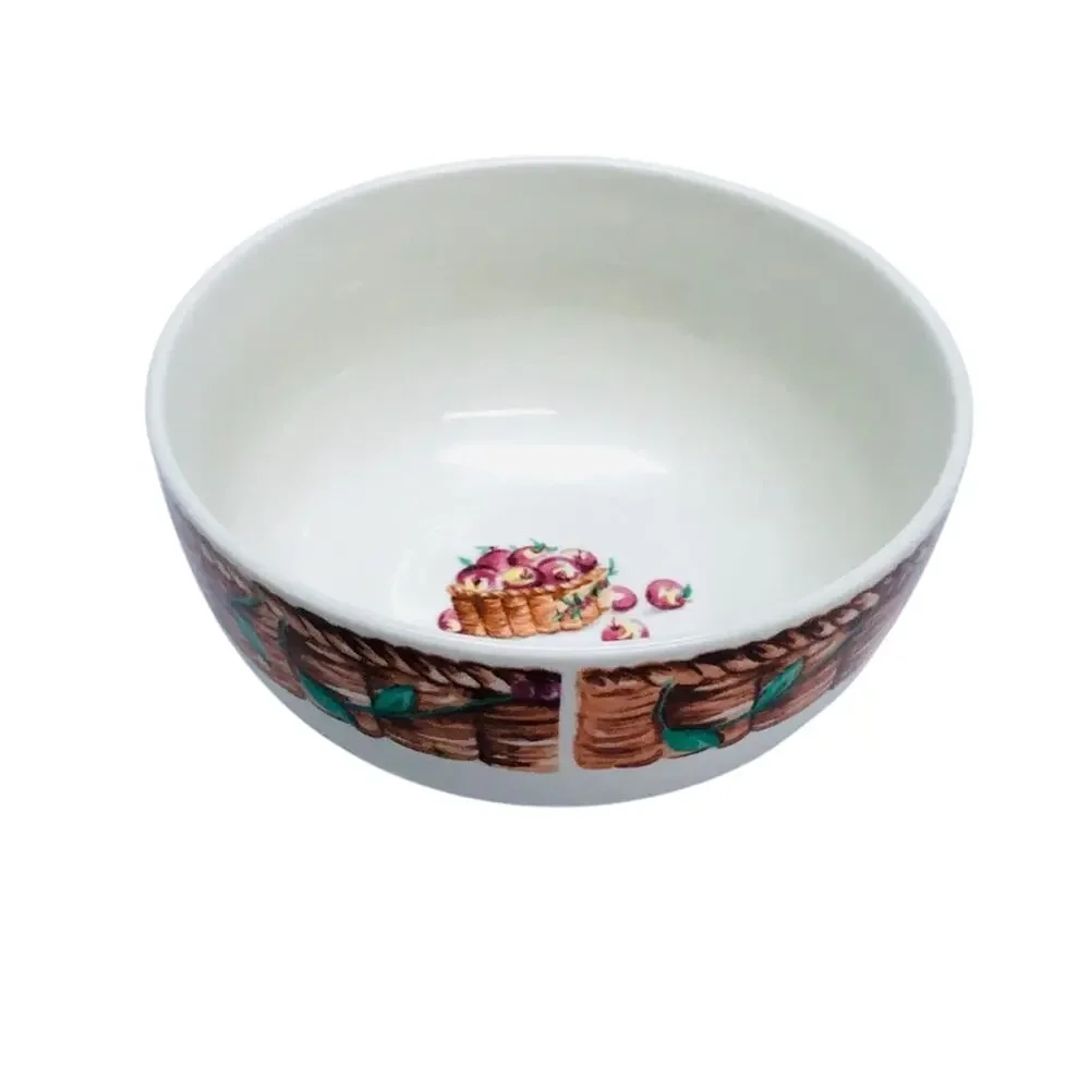 Set of 3 Cereal Bowls - Bushel of Apples